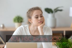 BOU HSC Routine 2019
