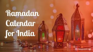 Ramadan Calendar India